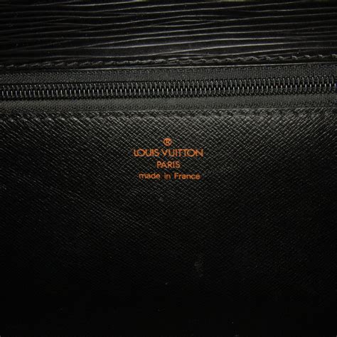 Louis Vuitton Epi Black Chaillot Clutch Bag 